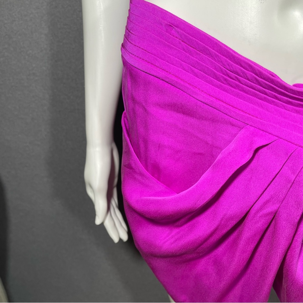 Mara Hoffman pink drapead silk shorts - Picture 6 of 11